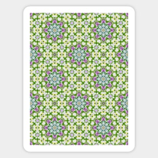 Easter Florals Kaleidoscope Sticker